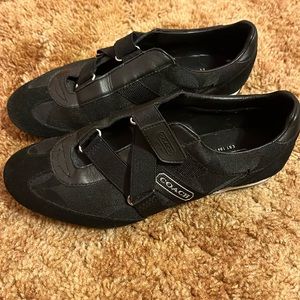 Coach black womens shoes
